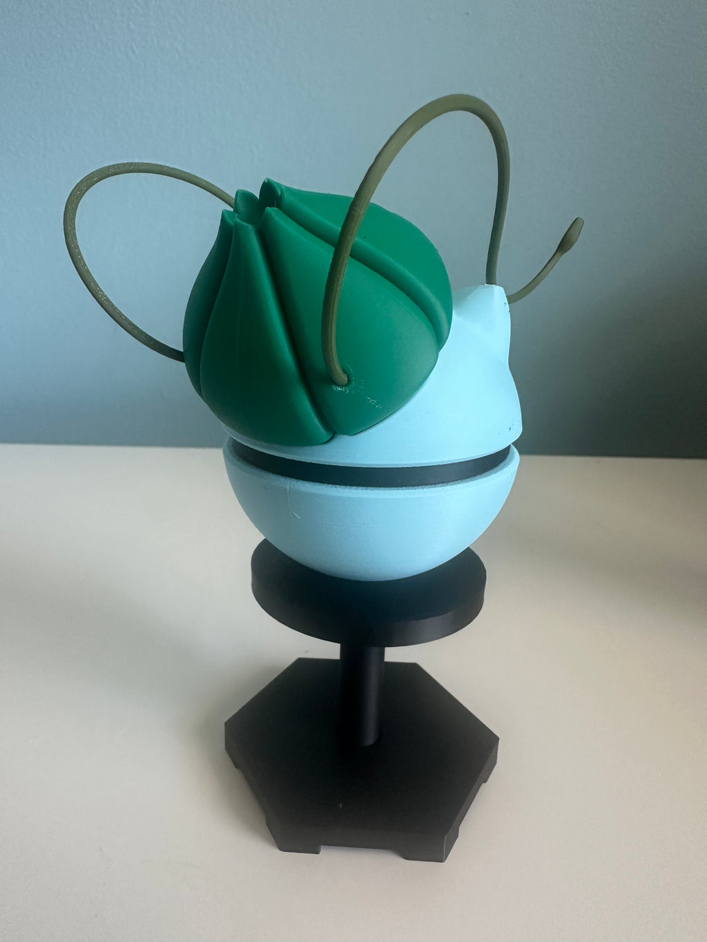 Bulbasaur Inspired Character Ball: Custom 3D Printed Collectible