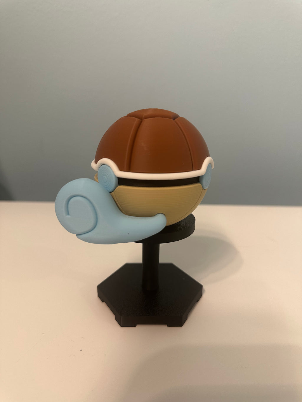 Squirtle Inspired Character Ball: Custom 3D Printed Collectible