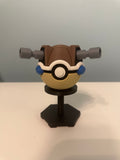 Blastoise Inspired Character Ball: Custom 3D Printed Collectible