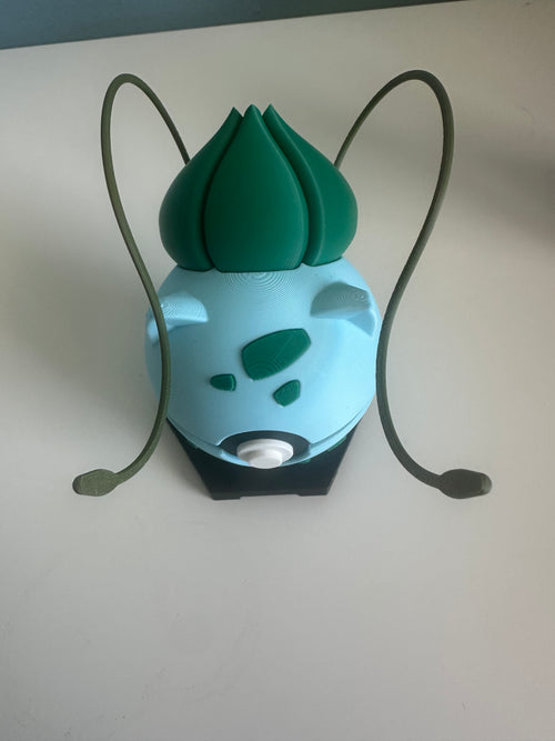 Bulbasaur Inspired Character Ball: Custom 3D Printed Collectible
