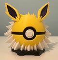Jolteon Inspired Character Ball: Custom 3D Printed Collectible
