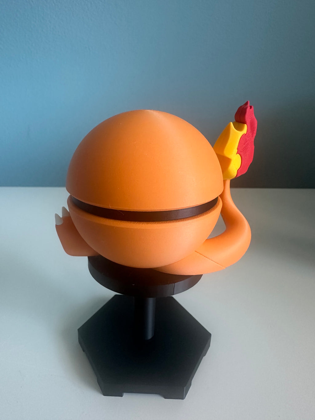 Charmander Inspired Character Ball: Custom 3D Printed Collectible