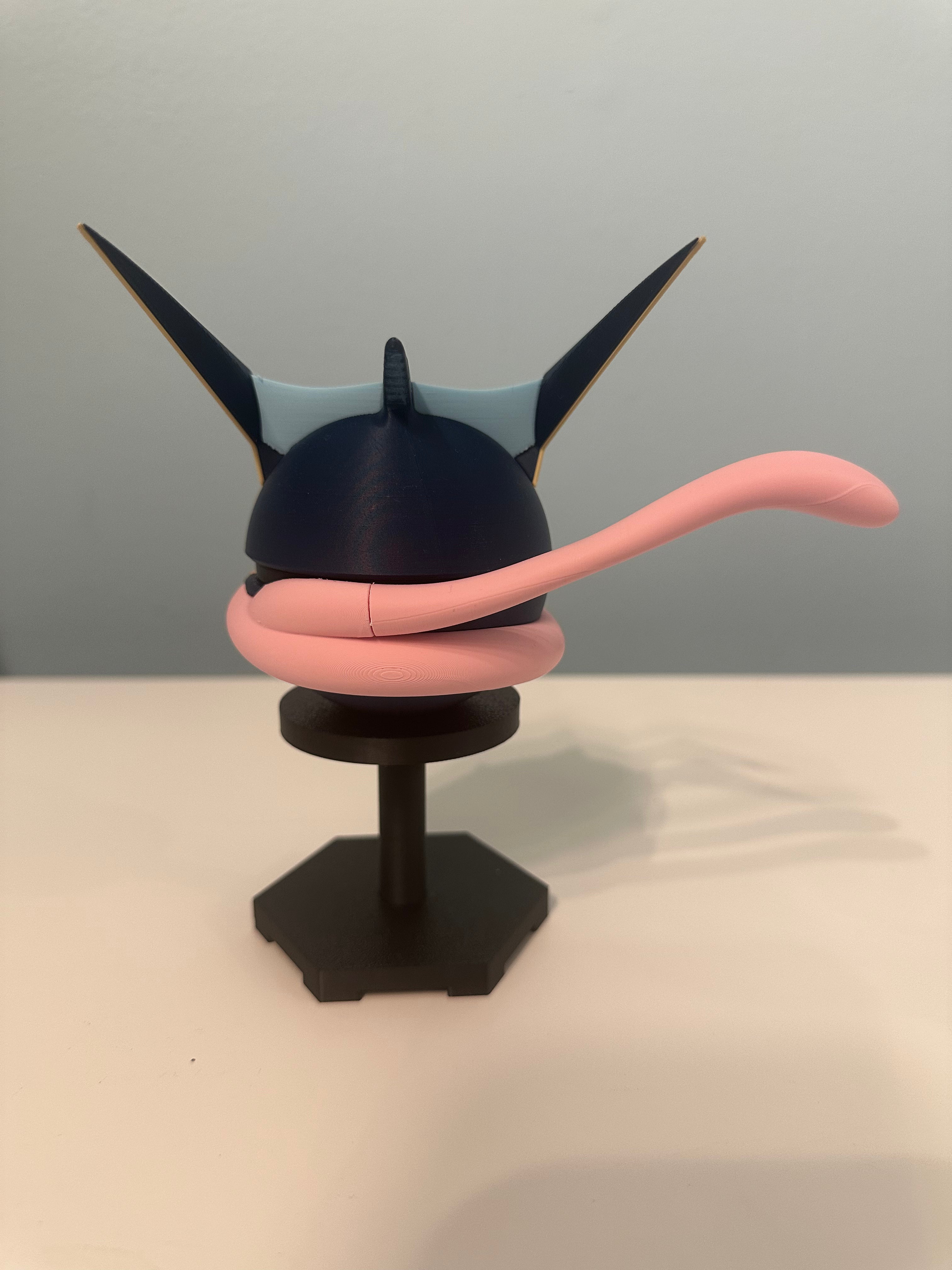 Greninja Inspired Character Ball: Custom 3D Printed Collectible
