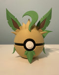 Leafeon Inspired Character Ball: Custom 3D Printed Collectible